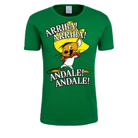 LOGOSHIRT Shirt Looney Tunes – Arriba! Andale! bruin / geel / groen / zwart / wit