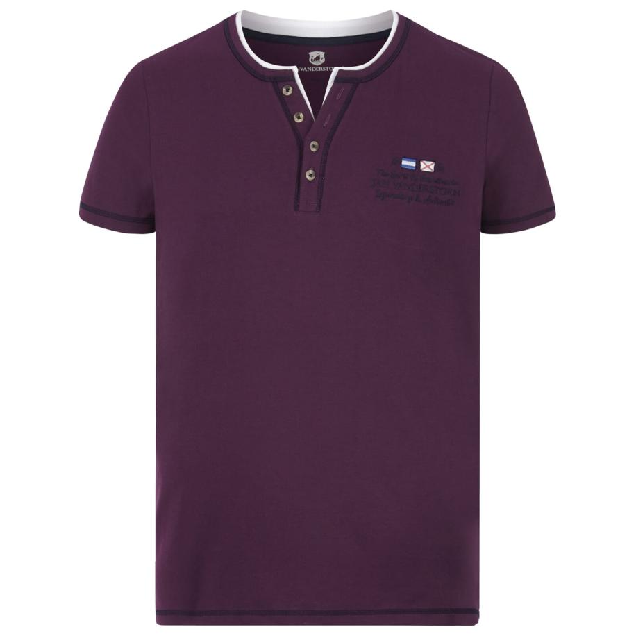 jan vanderstorm Jan Vanderstorm Shirt Haftor blauw / rood / donkerrood / wit -