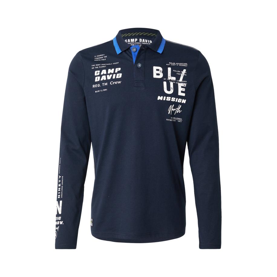 Camp David CAMP DAVID Shirt navy / hemelsblauw / wit -