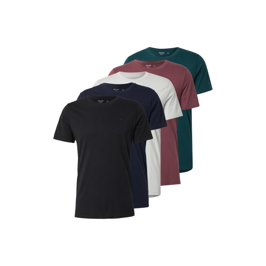 Hollister HOLLISTER Shirt donkerblauw / smaragd / pastelrood / zwart / wit -