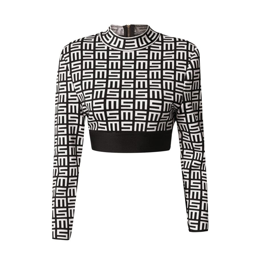 Misspap Misspap Shirt zwart / wit -