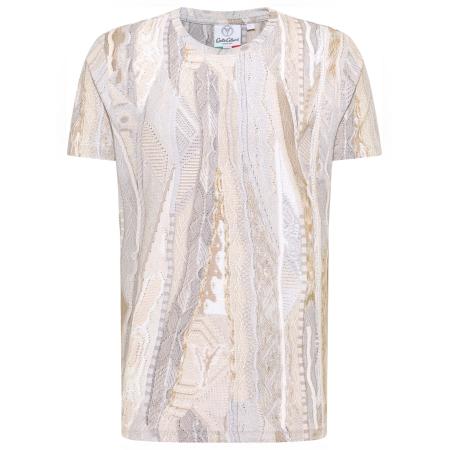 carlo colucci Carlo Colucci Shirt Egon beige / wit