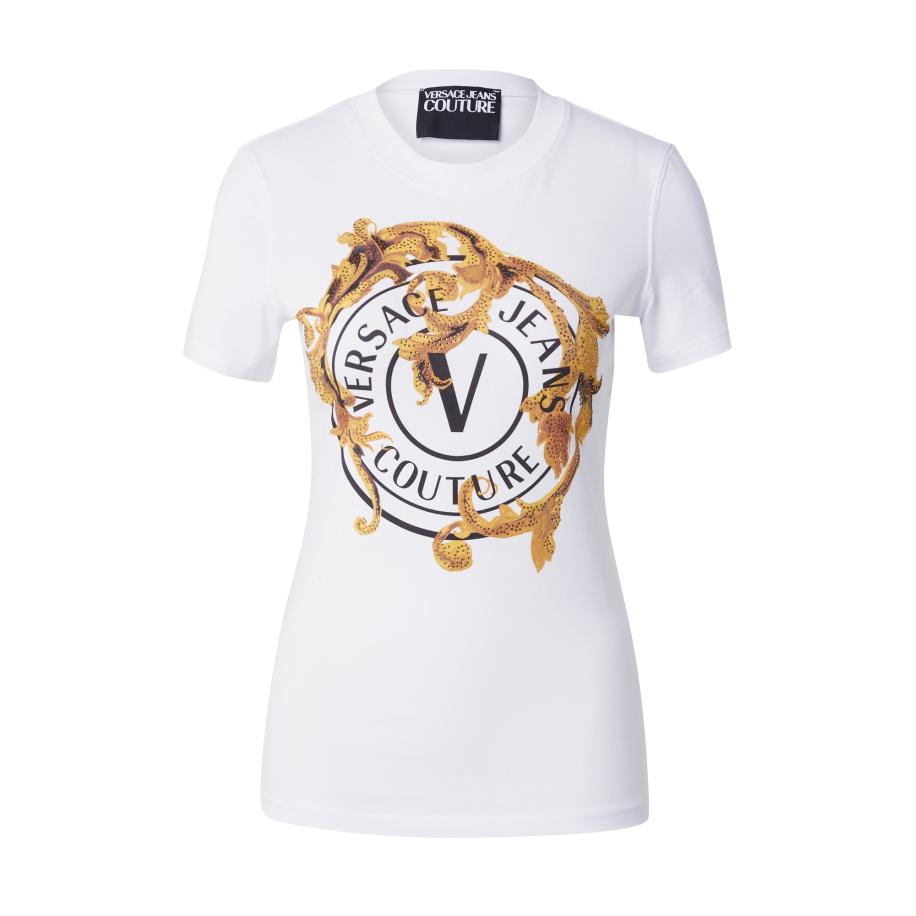 Versace Versace Jeans Couture Shirt karamel / donkergeel / zwart / wit -