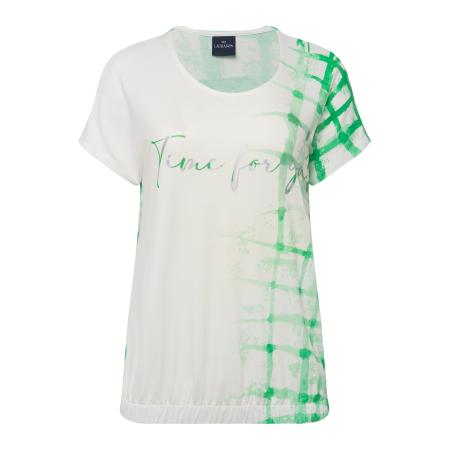 LAURASØN LAURASØN Shirt groen / wit