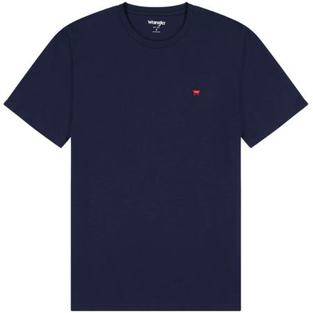 Wrangler WRANGLER Shirt SIGN OFF TEE navy / rood / wit