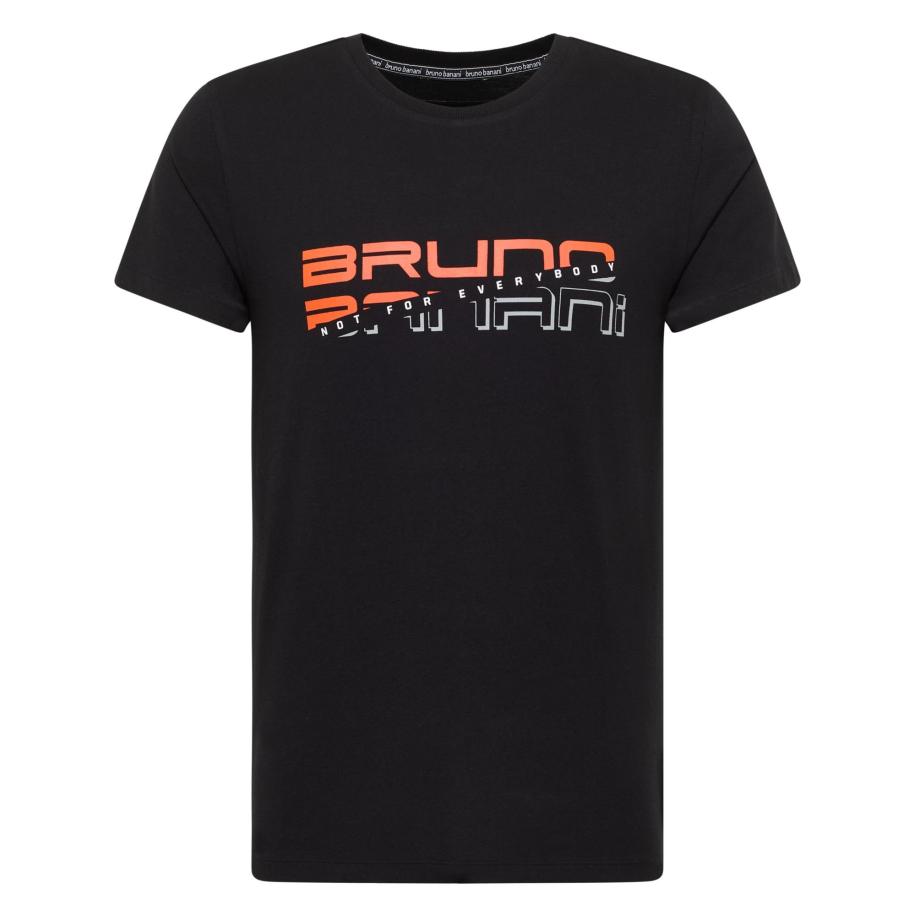 Bruno Banani Bruno Banani Shirt Conrad grijs / oranje / zwart / wit -