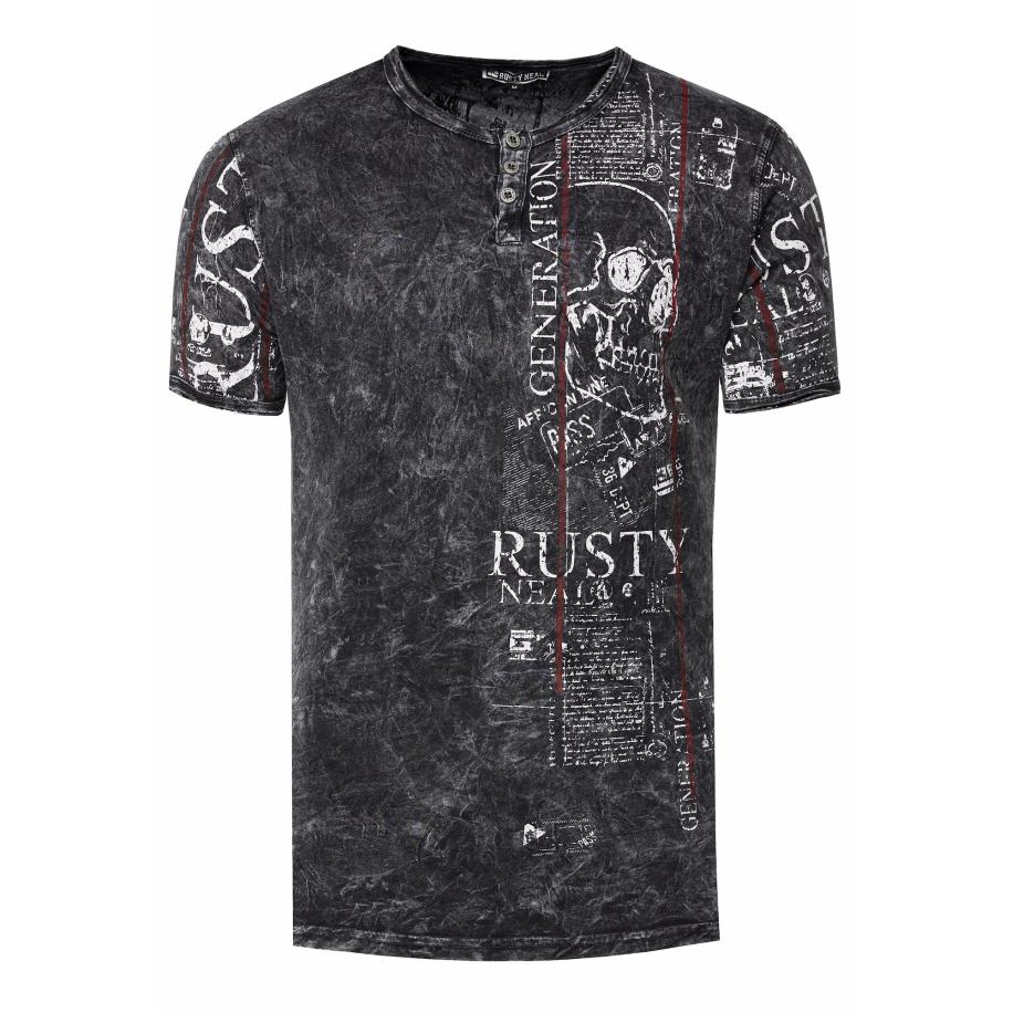 Rusty Neal Rusty Neal Shirt antraciet -
