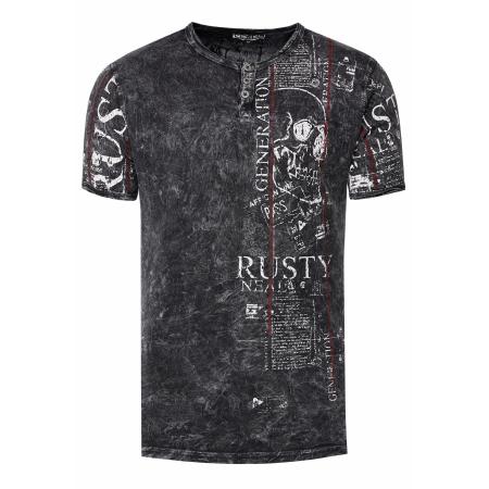 Rusty Neal Rusty Neal Shirt antraciet