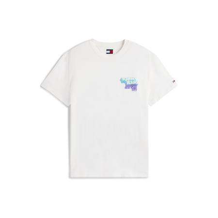 Tommy Jeans Tommy Jeans Shirt azuur / lichtgroen / lila / wit