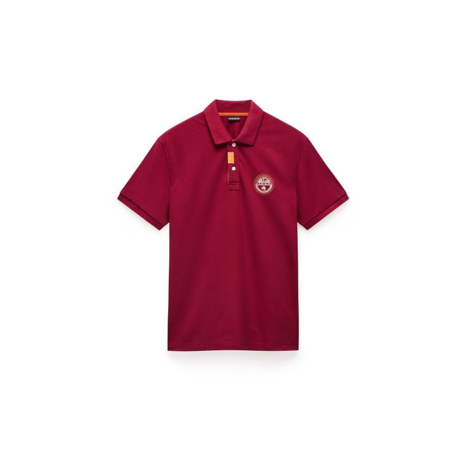 Napapijri NAPAPIJRI Shirt E-Clanis ecru / robijnrood -