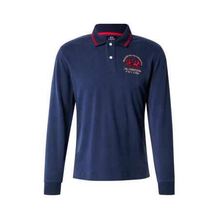 La Martina La Martina Shirt navy / perzik / rood