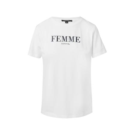 Comma COMMA Shirt zwart / wit