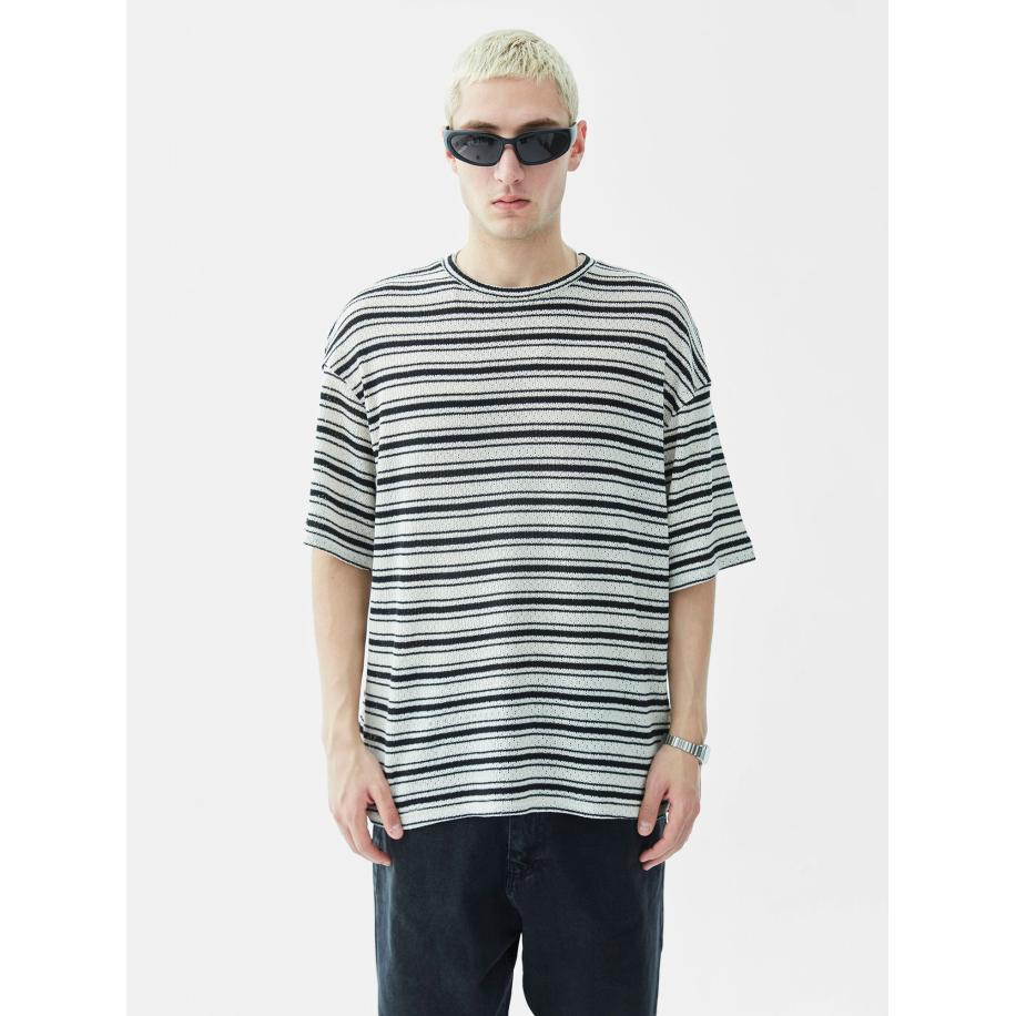 VAMOS CLO Shirt zwart / wit Multicolor