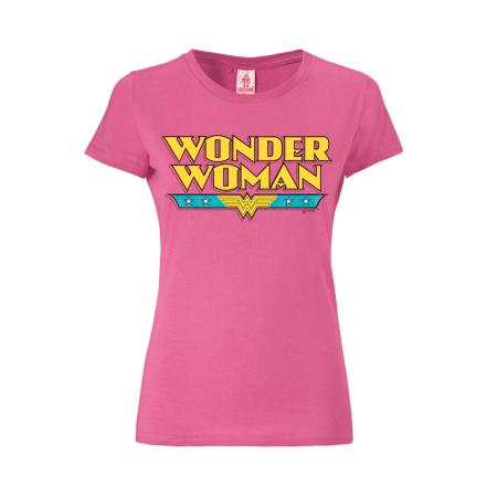 LOGOSHIRT Shirt Wonder Woman pink
