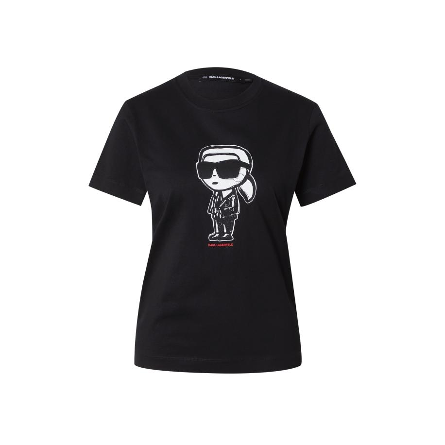 Karl Lagerfeld Karl Lagerfeld Shirt Ikon cranberry / zwart / wit -
