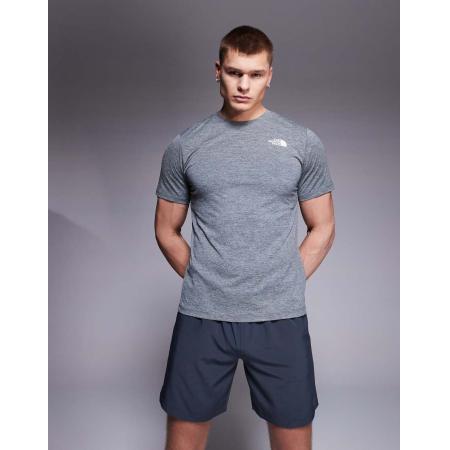 The North Face - Training 24/7 - T-shirt met logo in grijs