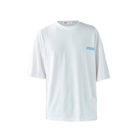 VAMOS CLO Shirt ecru / navy / lichtblauw