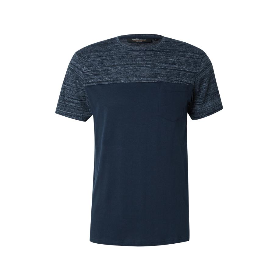 Indicode INDICODE Shirt INSmallo navy / blauw gemêleerd -
