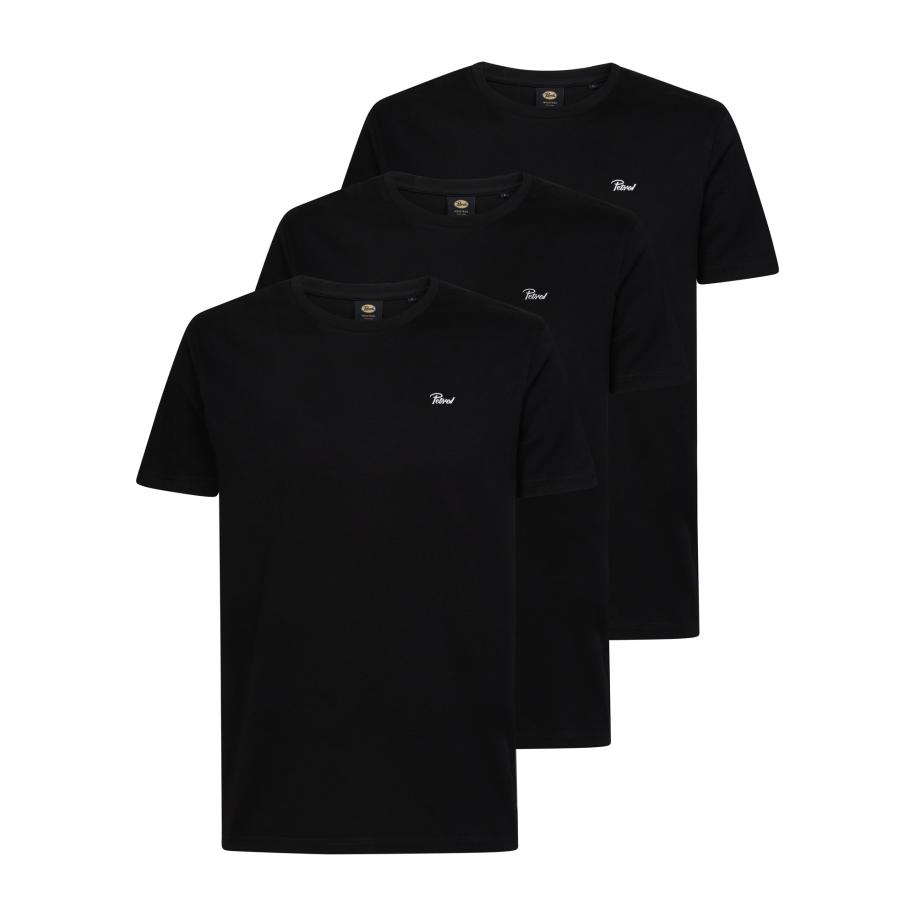 Petrol Industries Petrol Industries Shirt Sidney zwart / offwhite -