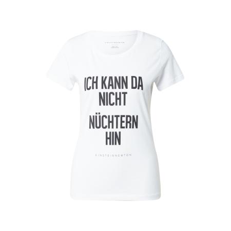 einstein & newton EINSTEIN & NEWTON Shirt Ich Kann Da Nicht… zwart / wit
