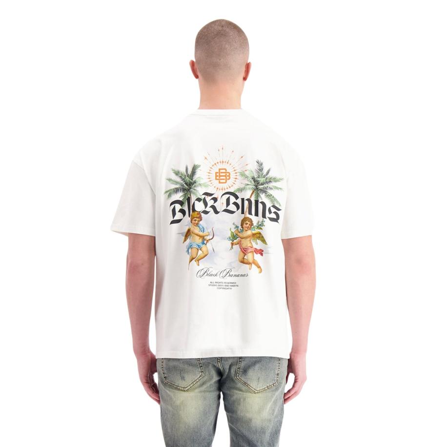 Black Bananas Heaven T-Shirt Wit