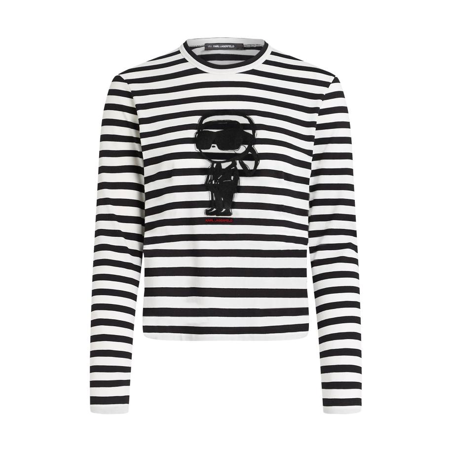 Karl Lagerfeld Karl Lagerfeld Shirt zwart / wit -