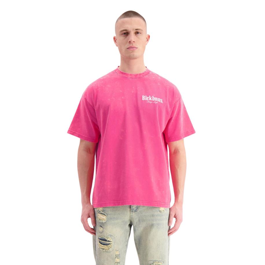 Black Bananas Brush T-Shirt Roze