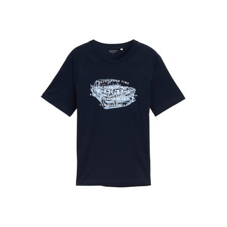 Tom Tailor TOM TAILOR Shirt marine / lichtblauw / wit