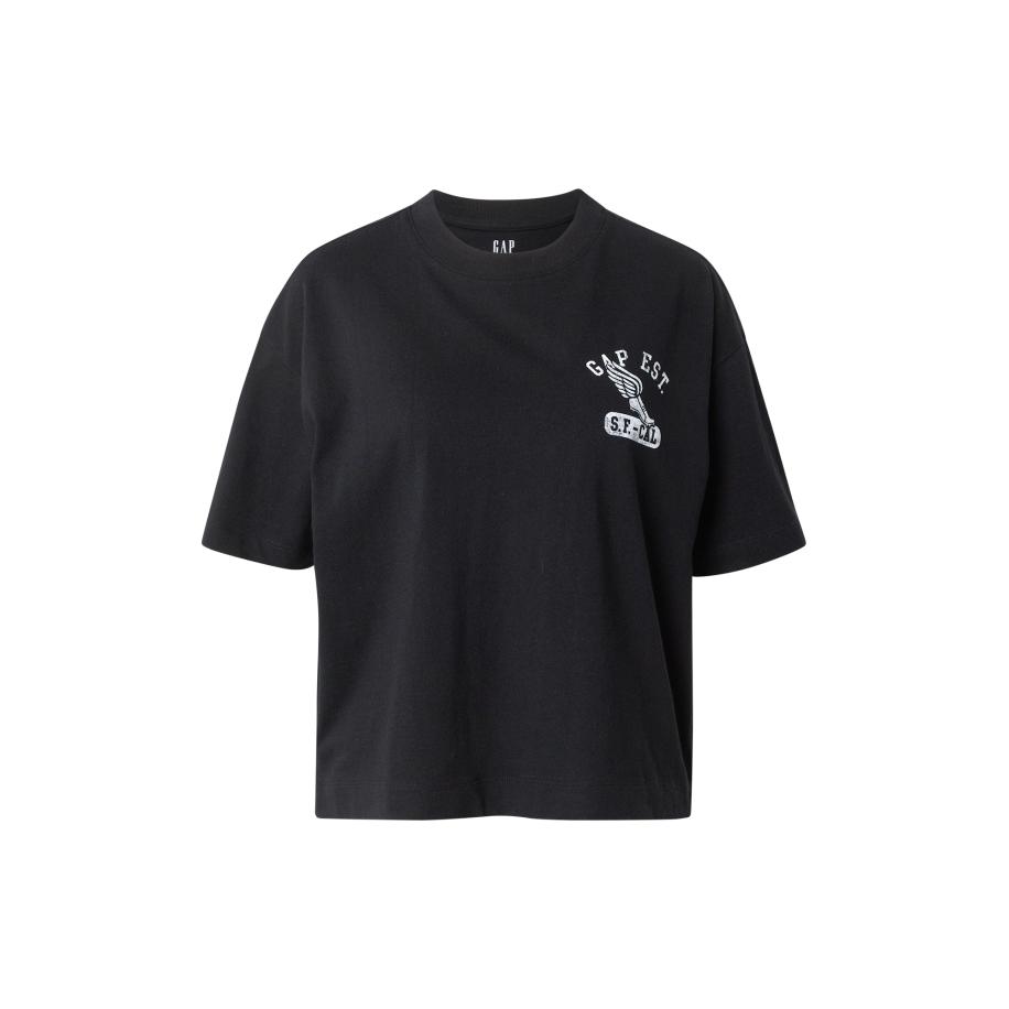 GAP GAP Shirt zwart / wit -