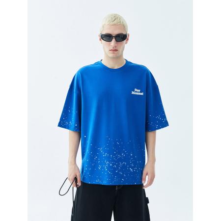 VAMOS CLO Shirt blauw / wit