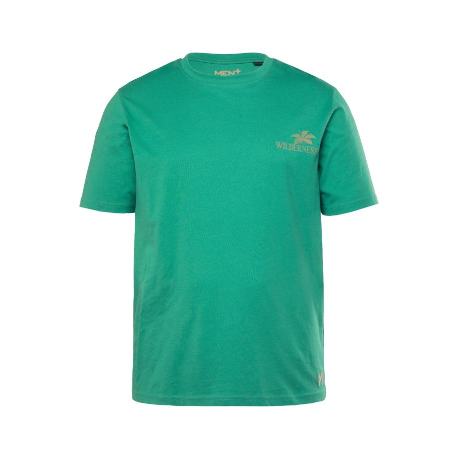 men plus Men Plus Shirt bruin / groen -