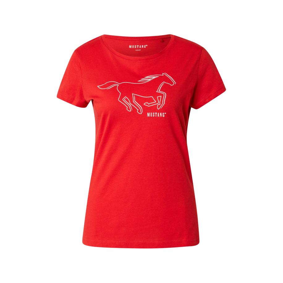 Mustang MUSTANG Shirt Loa rood / wit -