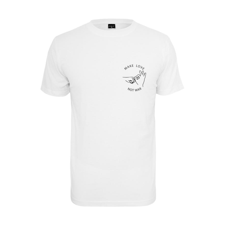 mister tee Mister Tee Shirt Make Love Tee zwart / wit -