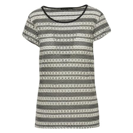 KOROSHI KOROSHI Shirt grijs / wit