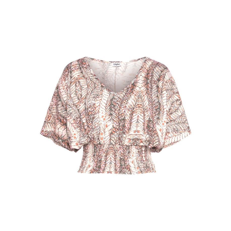 Buffalo BUFFALO Shirt lichtbeige / oranje / wit -