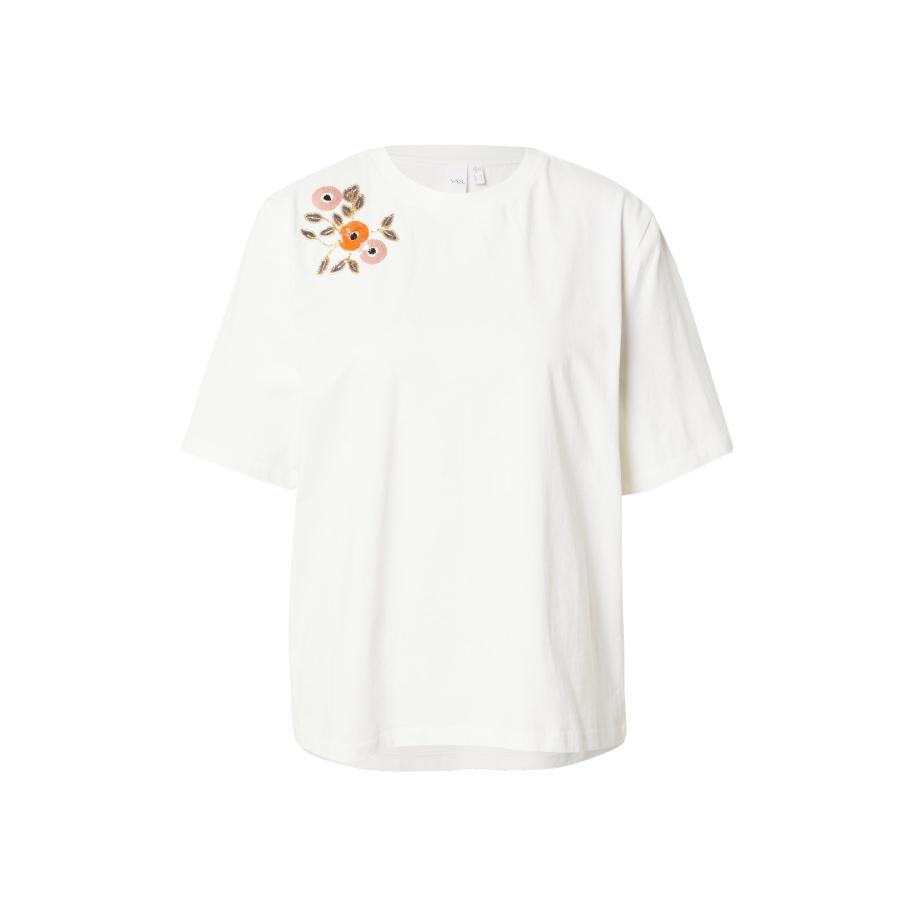 YAS YAS Shirt YASSANNIA goud / oranje / rosa / wit -