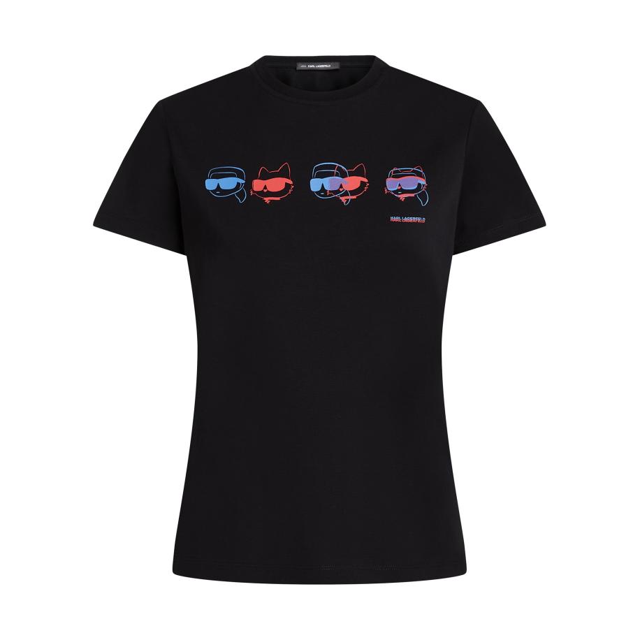 Karl Lagerfeld Karl Lagerfeld Shirt Ikon duifblauw / lavendel / lichtroze / zwart -