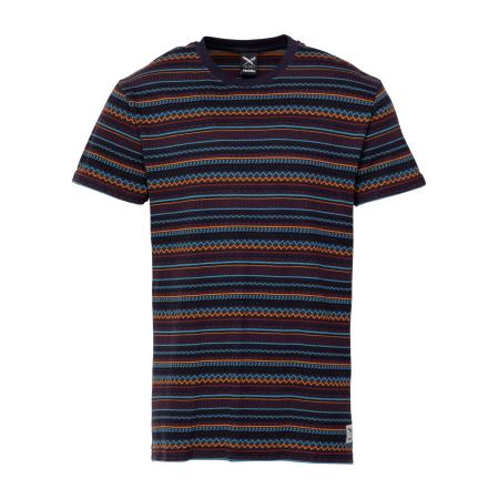 Iriedaily Iriedaily Shirt Chop Chop blauw / donkerblauw / oranje / wijnrood