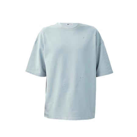 VAMOS CLO Shirt pastelblauw / zwart
