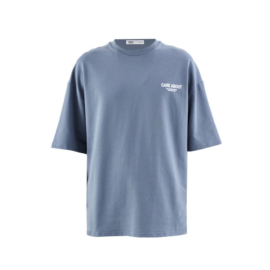 VAMOS CLO VAMOS CLO Shirt smoky blue / wit -