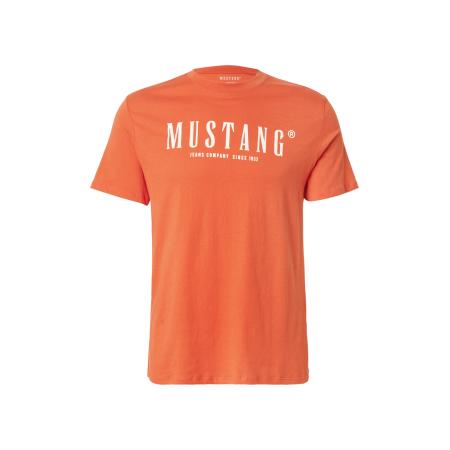 Mustang MUSTANG Shirt Austin oranjerood / wit
