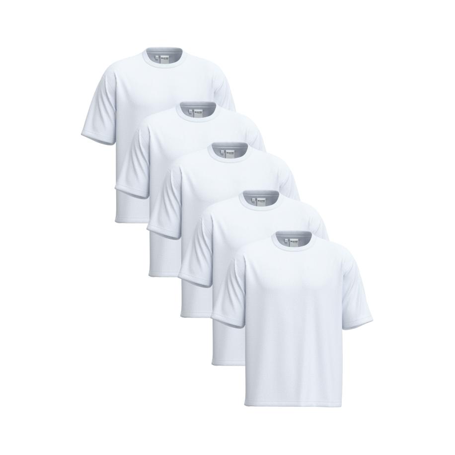 Selected SELECTED Shirt SLHCORMAC wit -