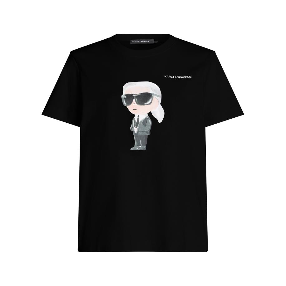 Karl Lagerfeld Karl Lagerfeld Shirt zwart / wit -