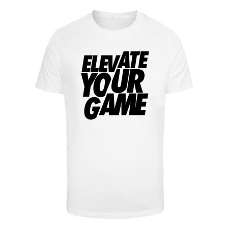 Mister Tee Shirt Elevate Your Game zwart / wit