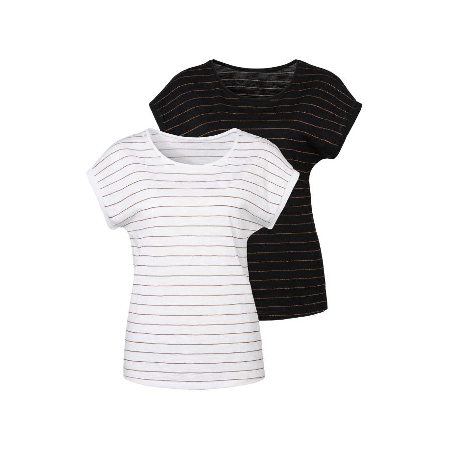 VIVANCE VIVANCE Shirt goud / zwart / wit -