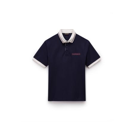 Napapijri NAPAPIJRI Shirt E-Zeri navy / donkerrood / wit
