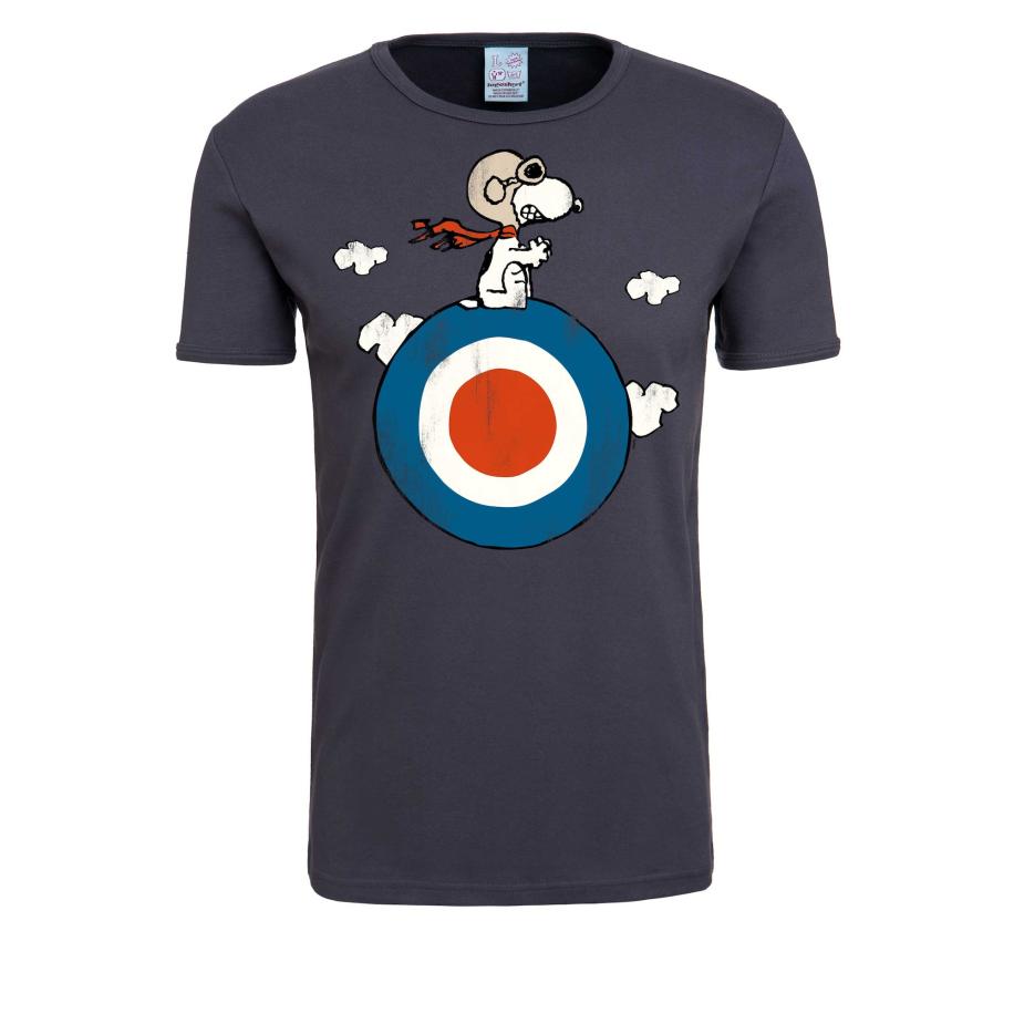 LOGOSHIRT Shirt Snoopy blauw Blauw