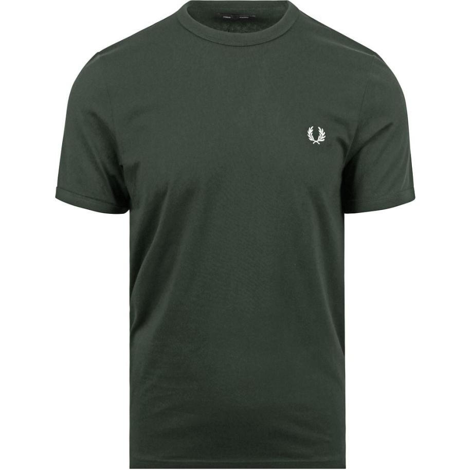 Fred Perry T-Shirt Donkergroen T50 Groen