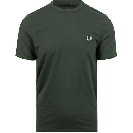 Fred Perry T-Shirt Donkergroen T50