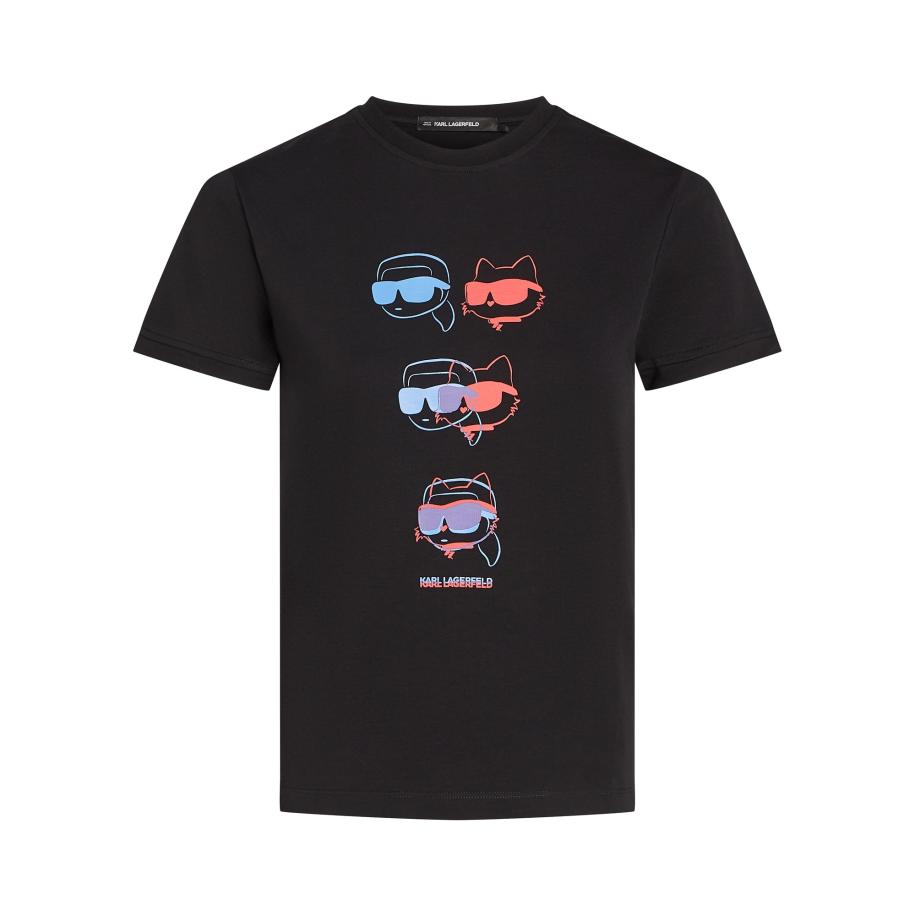 Karl Lagerfeld Karl Lagerfeld Shirt Ikon duifblauw / lavendel / lichtroze / zwart -